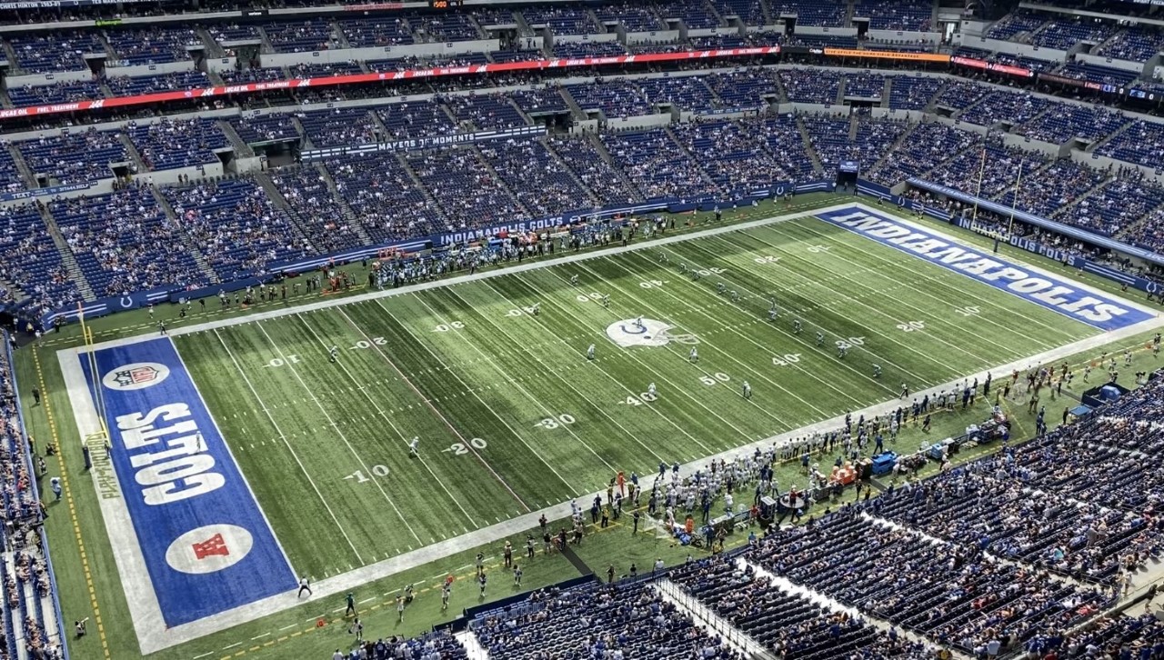 Panthers Colts Press Box