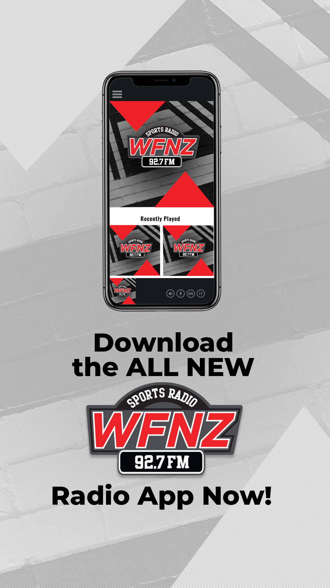 WFNZ App Promo Graphic Update_RD Charlotte WFNZ_August 2022