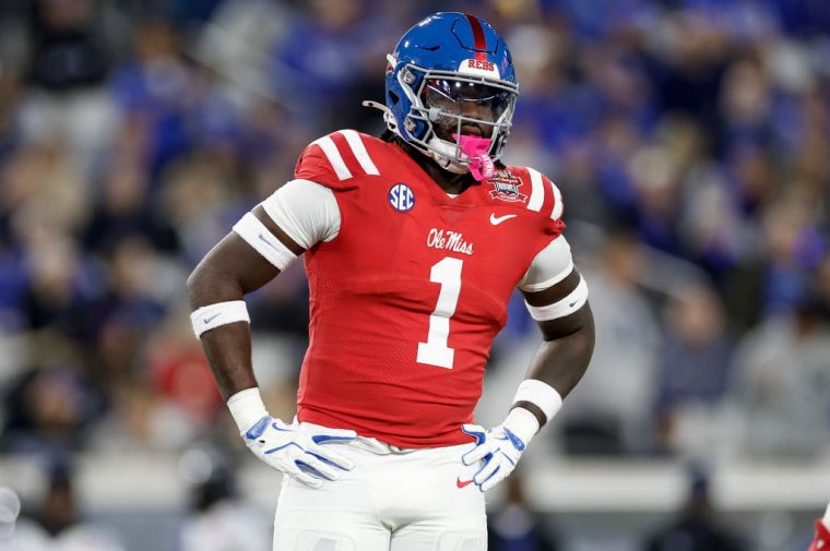 No. 77 overall — Ole Miss OLB Princely Umanmielen