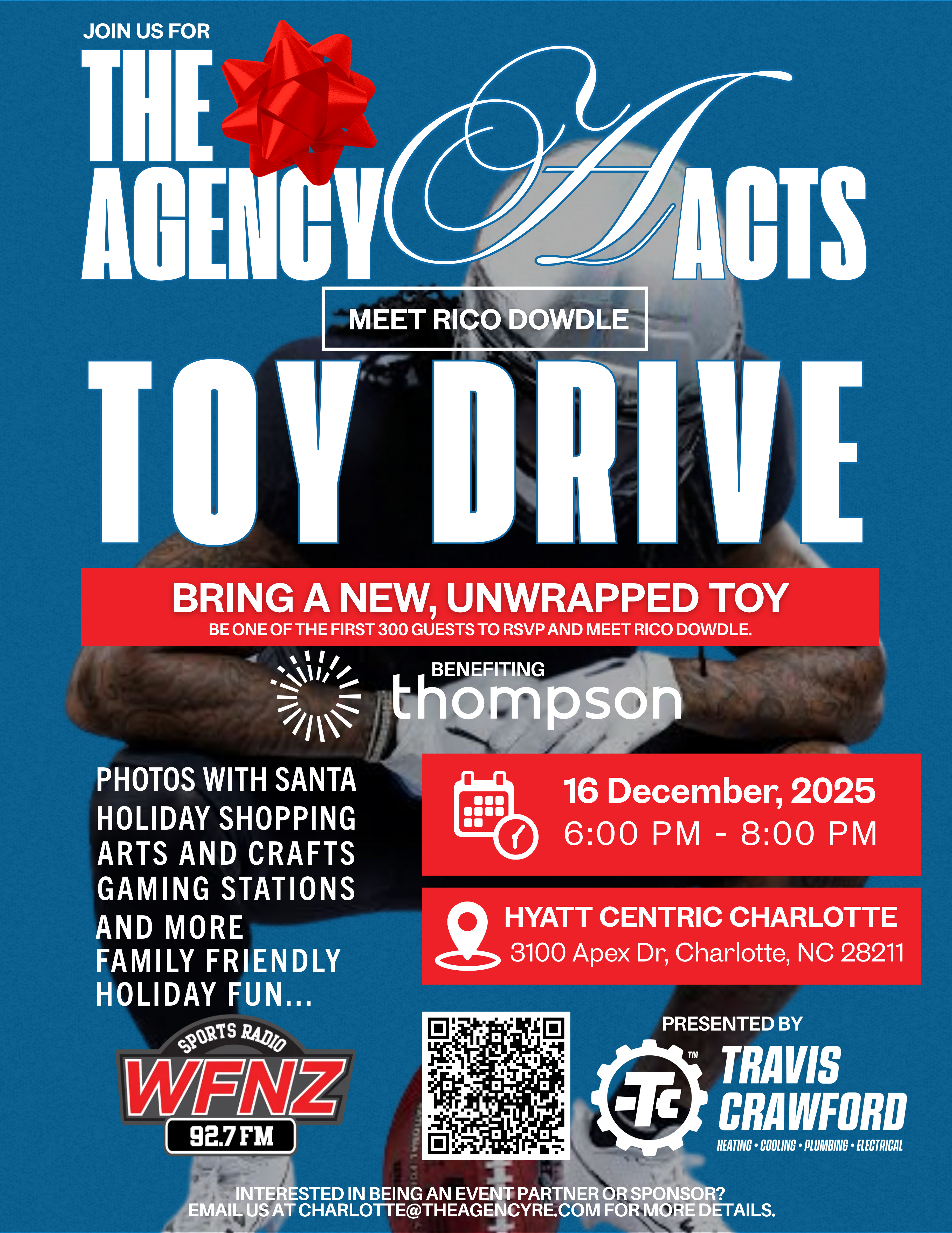 The Agency Acts Toy Drive with Rico Dowdle